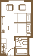 Standard Hollywood Twin Room